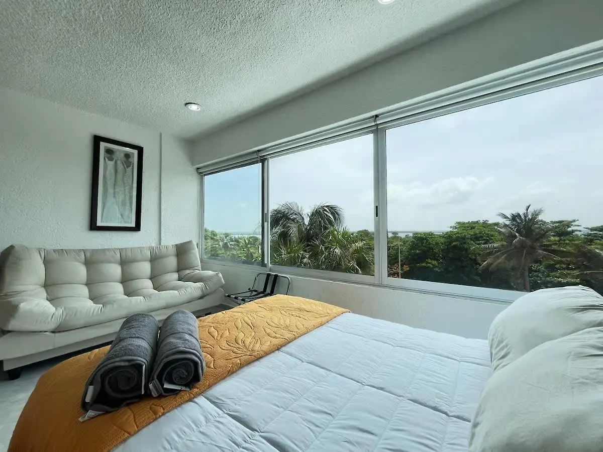 Lägenhet Bonito Departamento En Condominio Con Playa Cancún