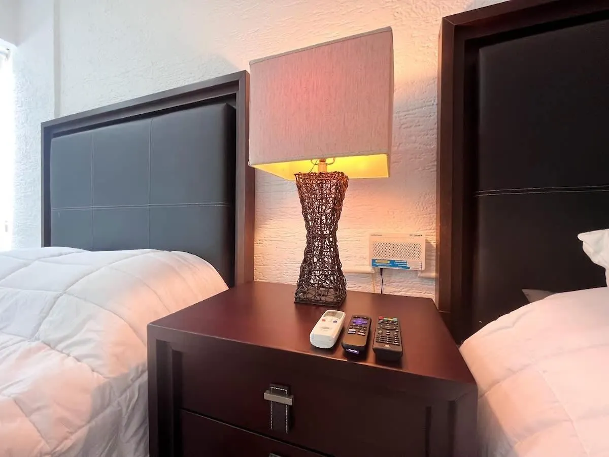 Bonito Departamento En Condominio Con Playa Cancún 0*,