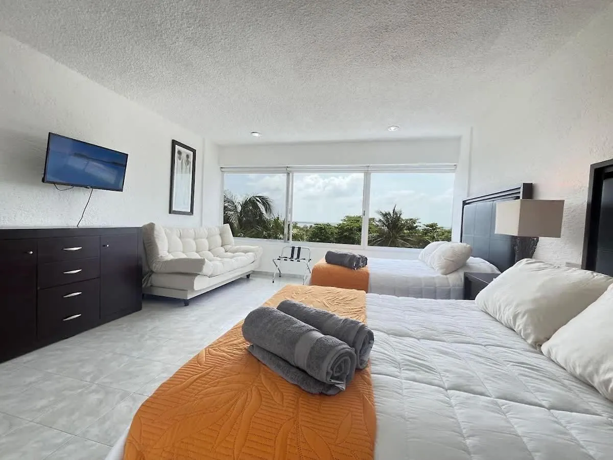 Bonito Departamento En Condominio Con Playa Cancún Mexiko