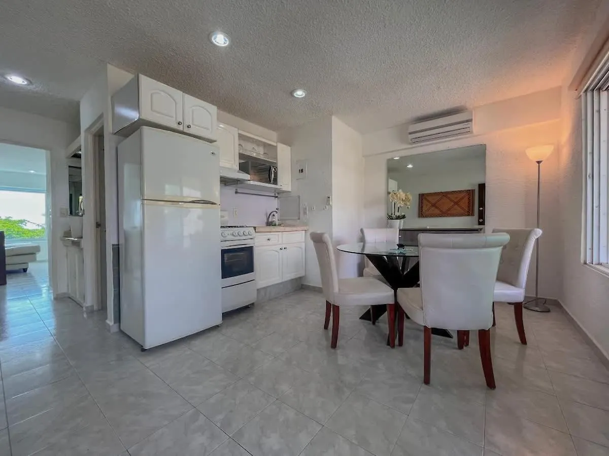 Bonito Departamento En Condominio Con Playa Cancun 0*,